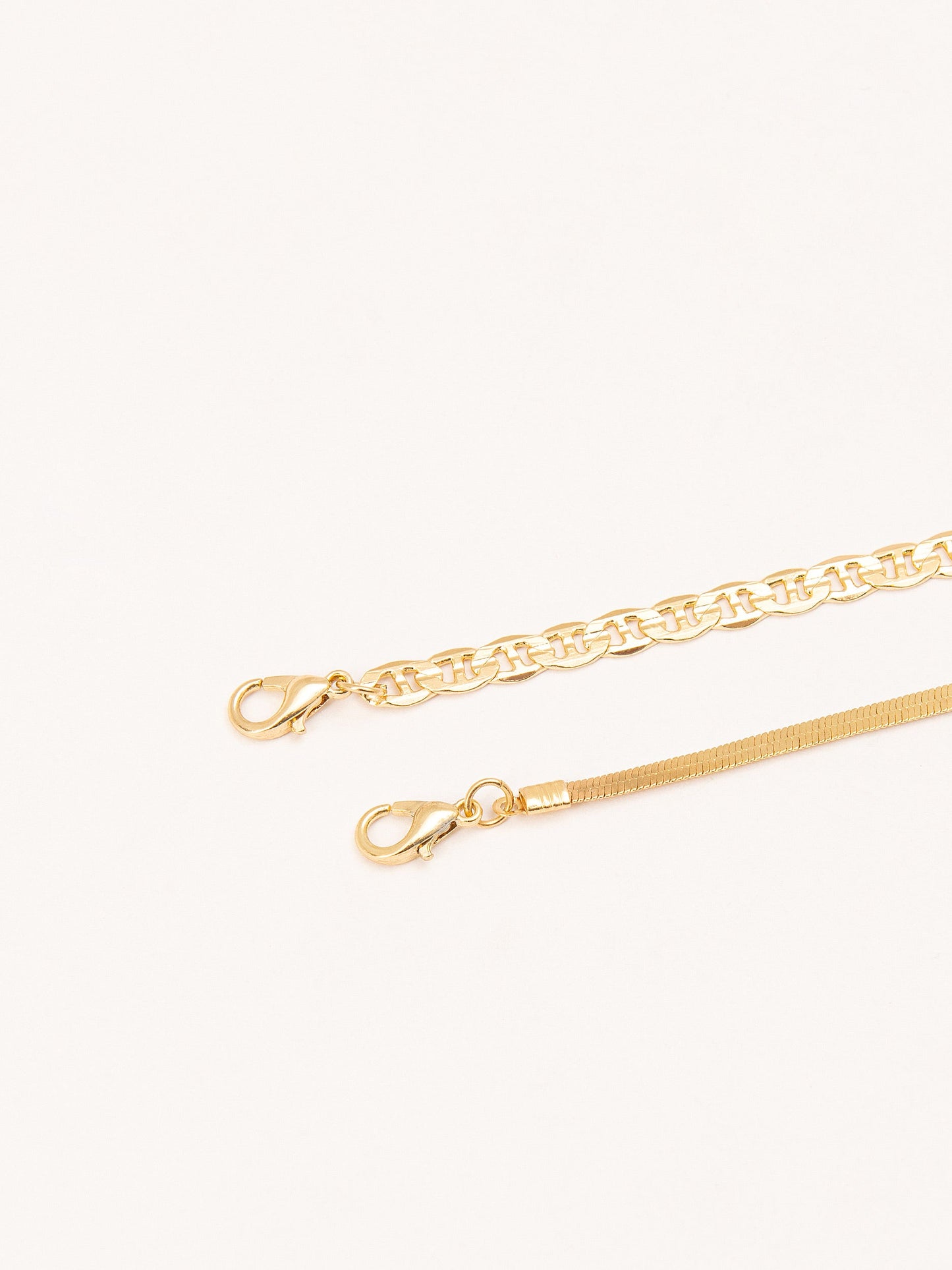 Metallic Anklet Set
