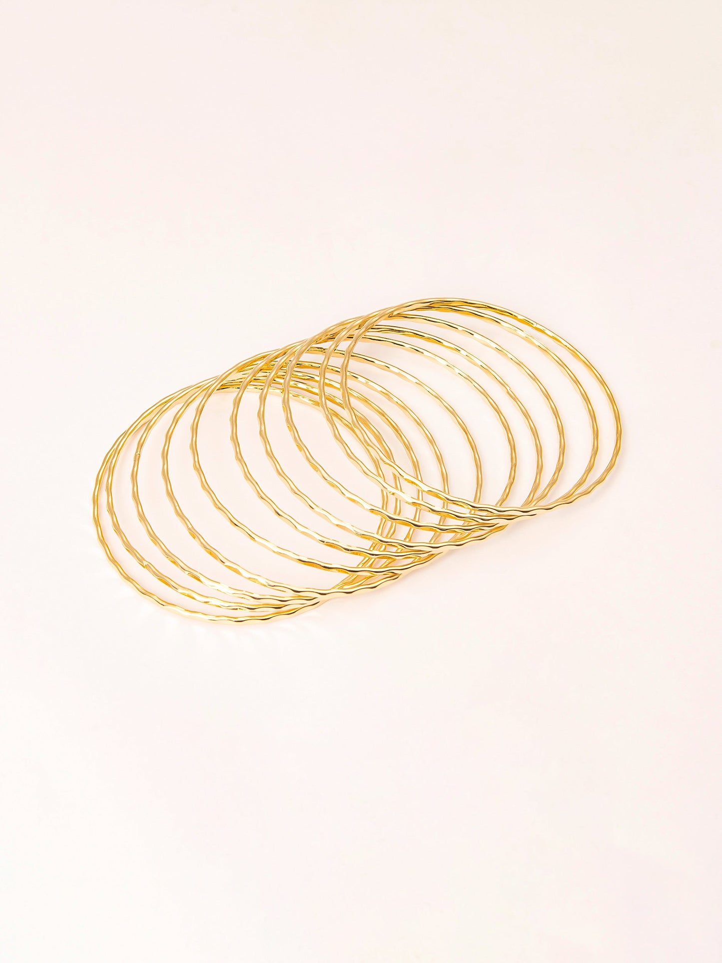 Metallic Bangles Set