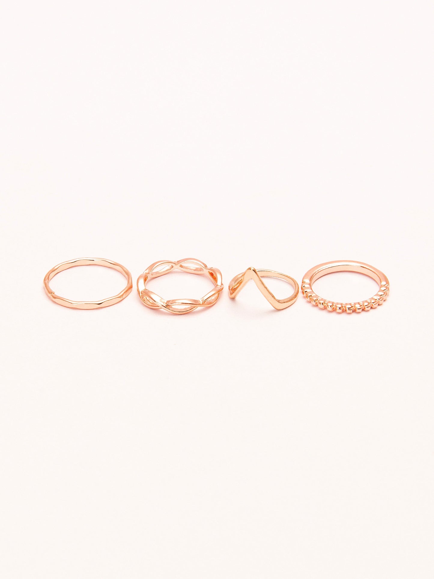 Rose Gold Ring Set