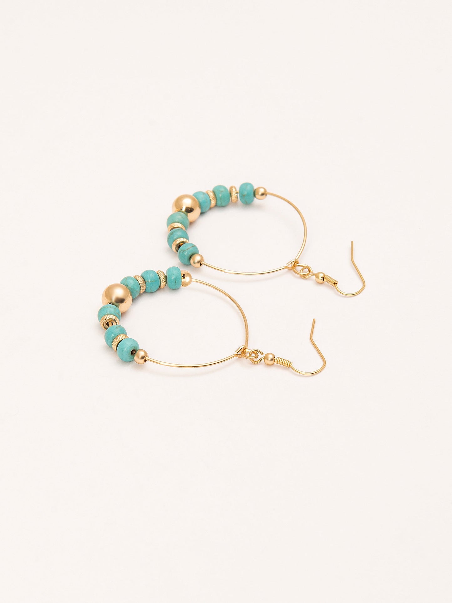 Beaded Hoop Earrings
