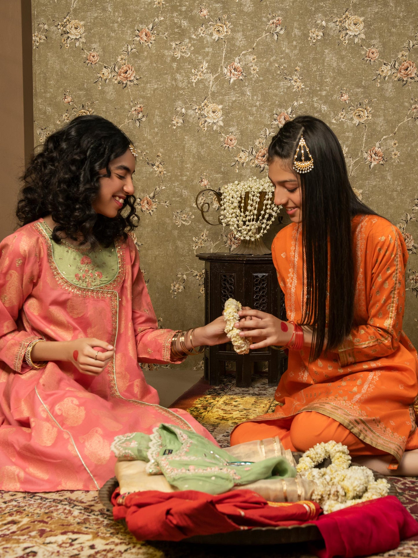 Embroidered Jacquard Suit