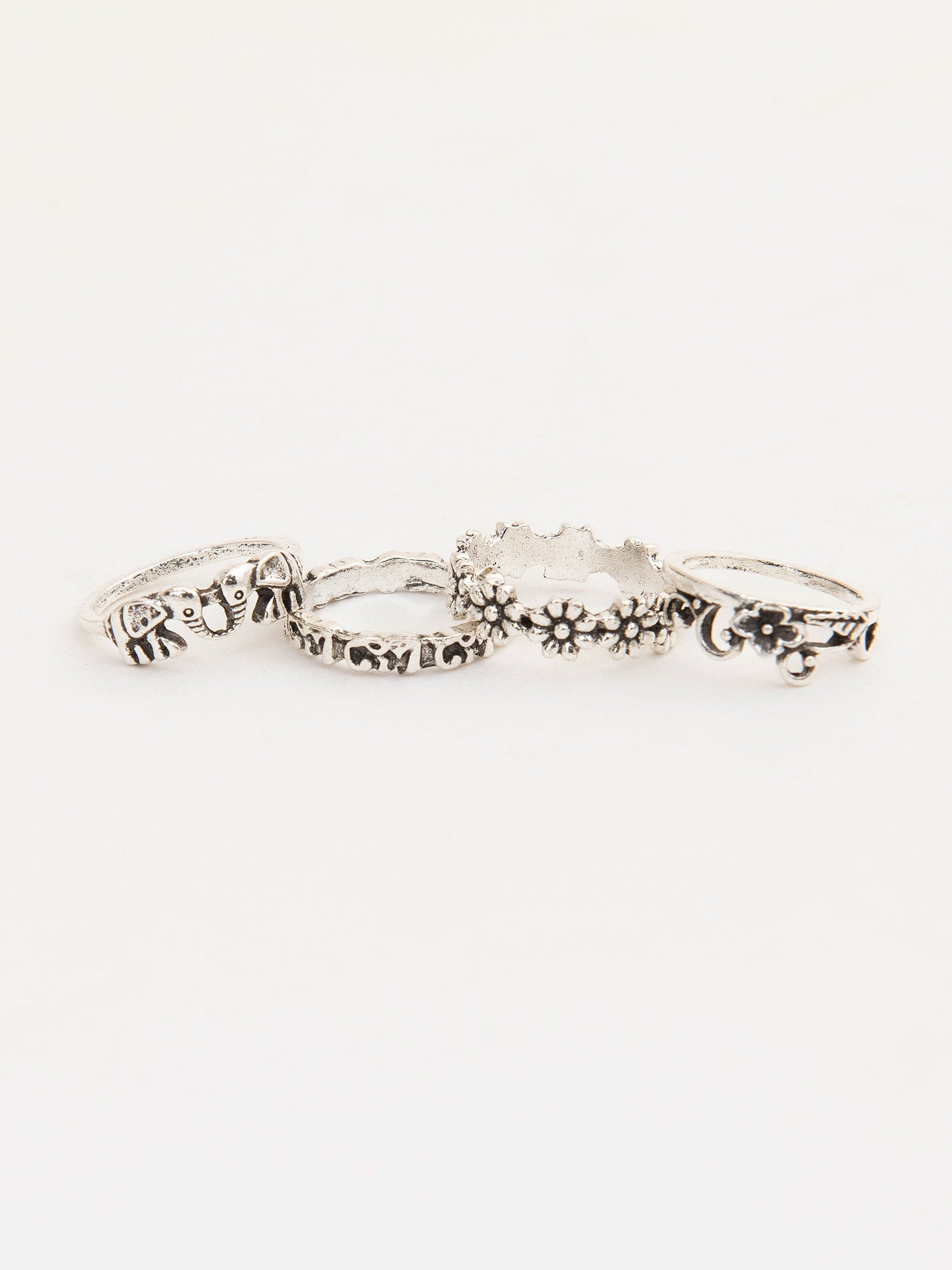 Silver Ring Set