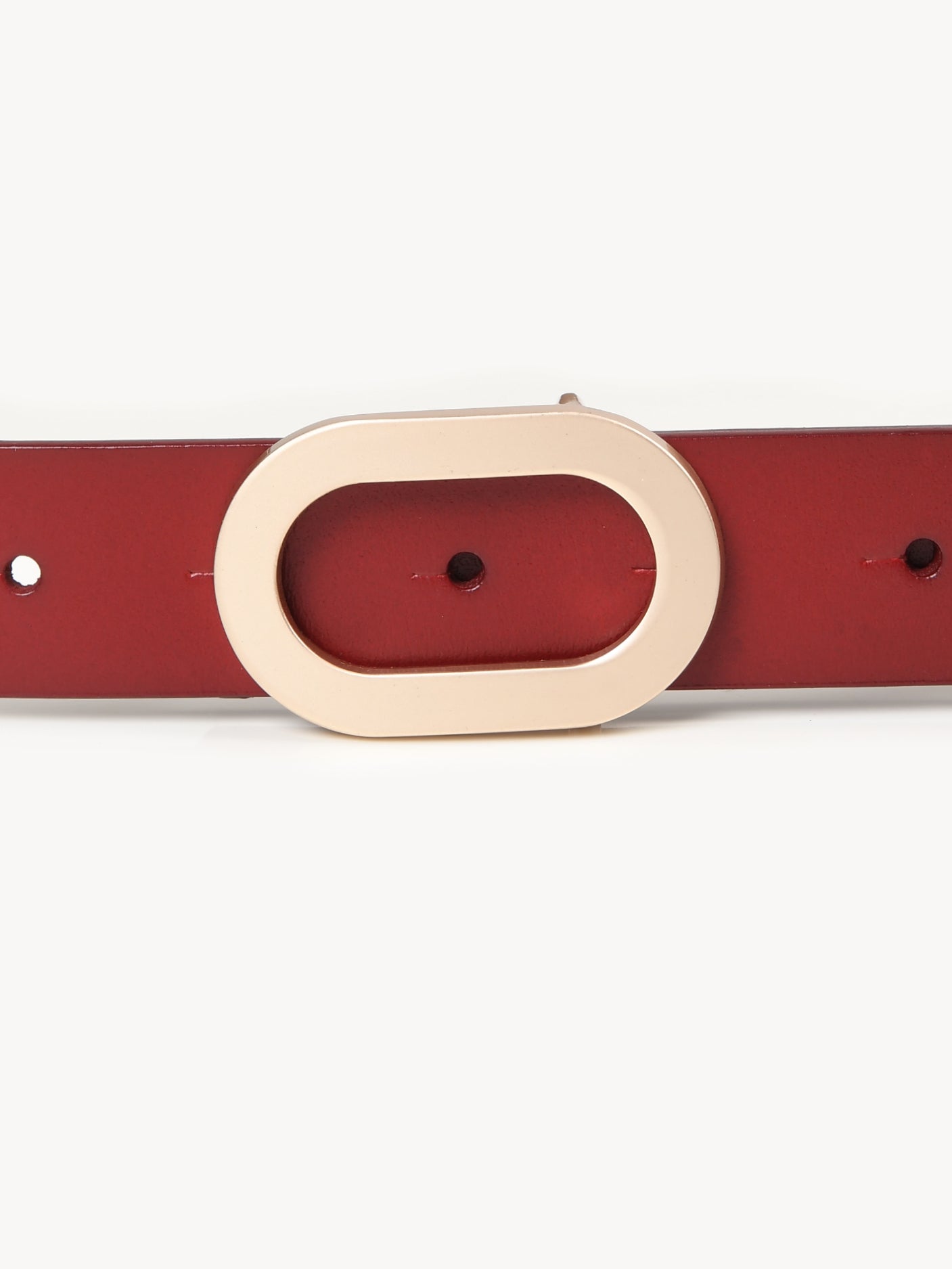 Oval Buckle Belt
