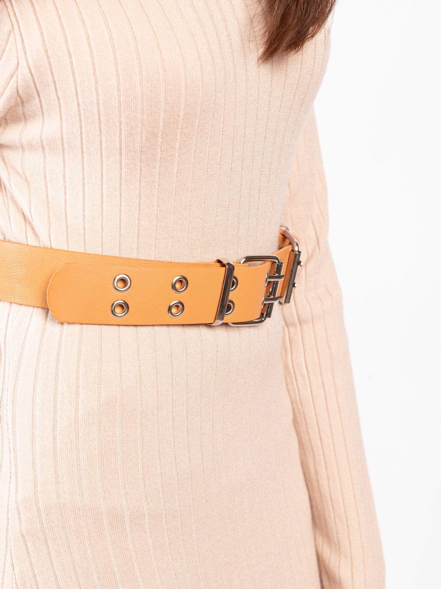 Double Buckles Reversible Belt