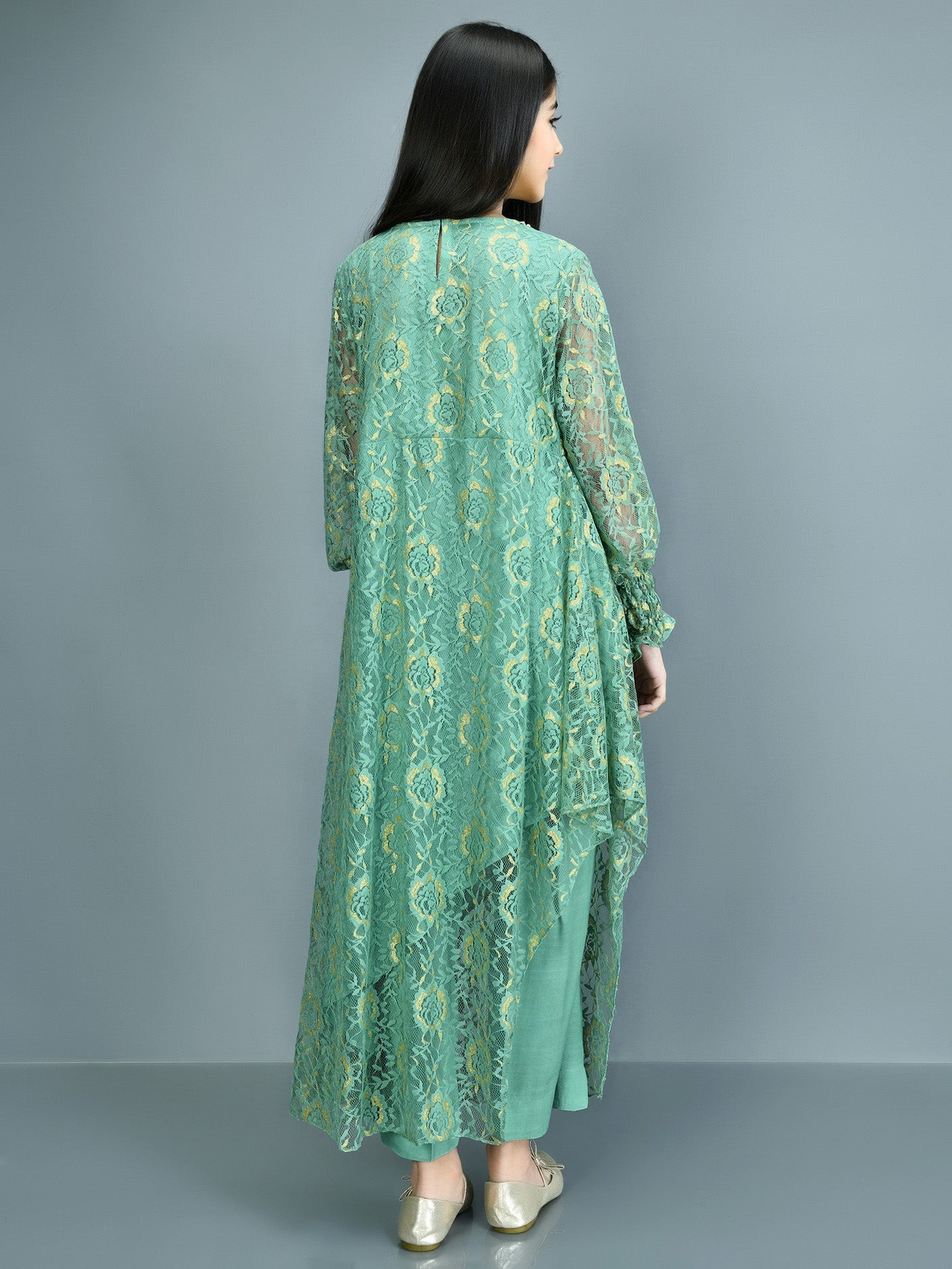 Asymmetrical Net Suit