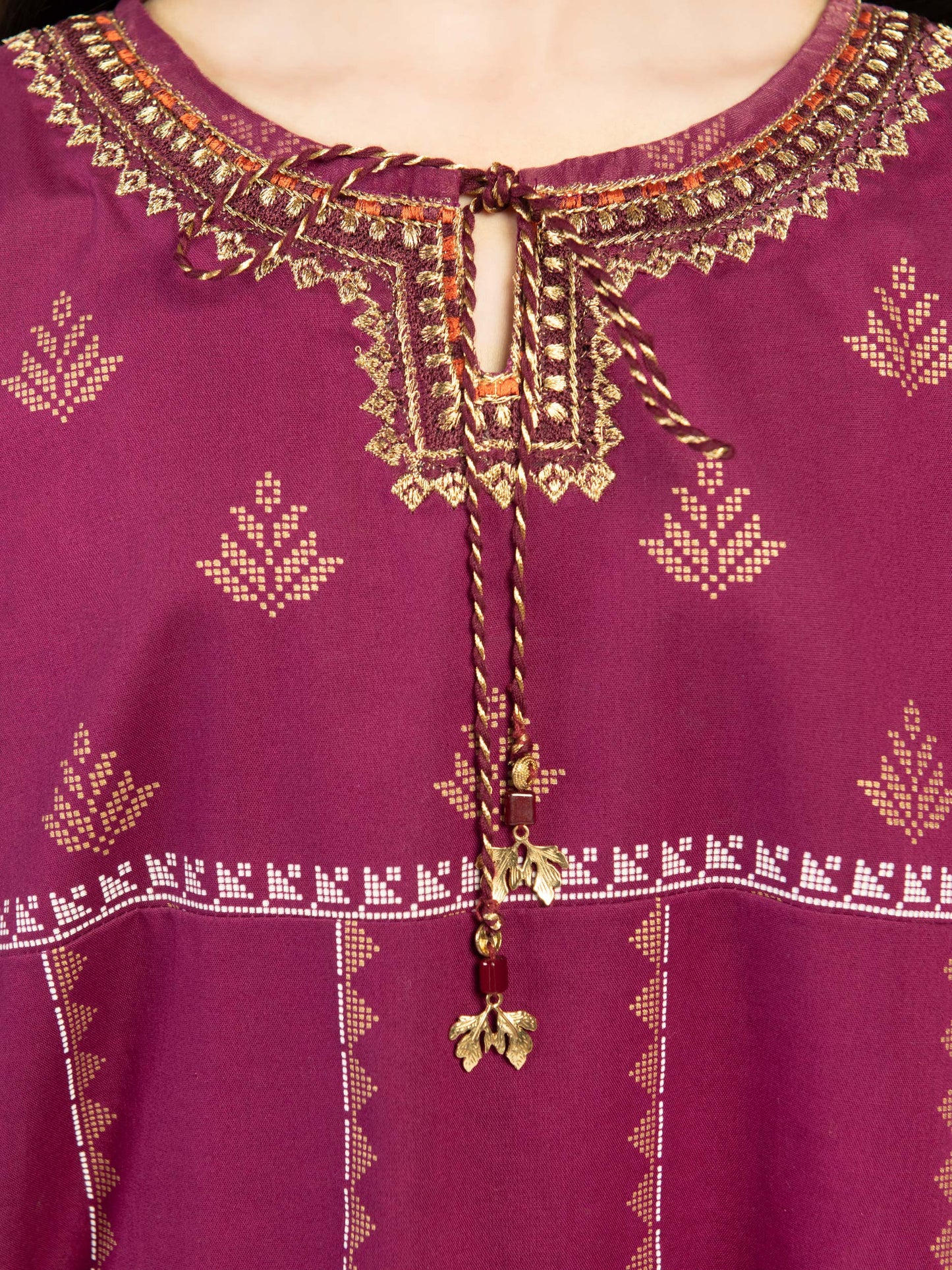 Gold Pasted Winter Cotton Shirt