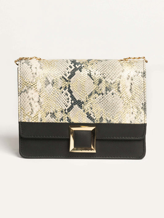 Printed Boxed Handbag