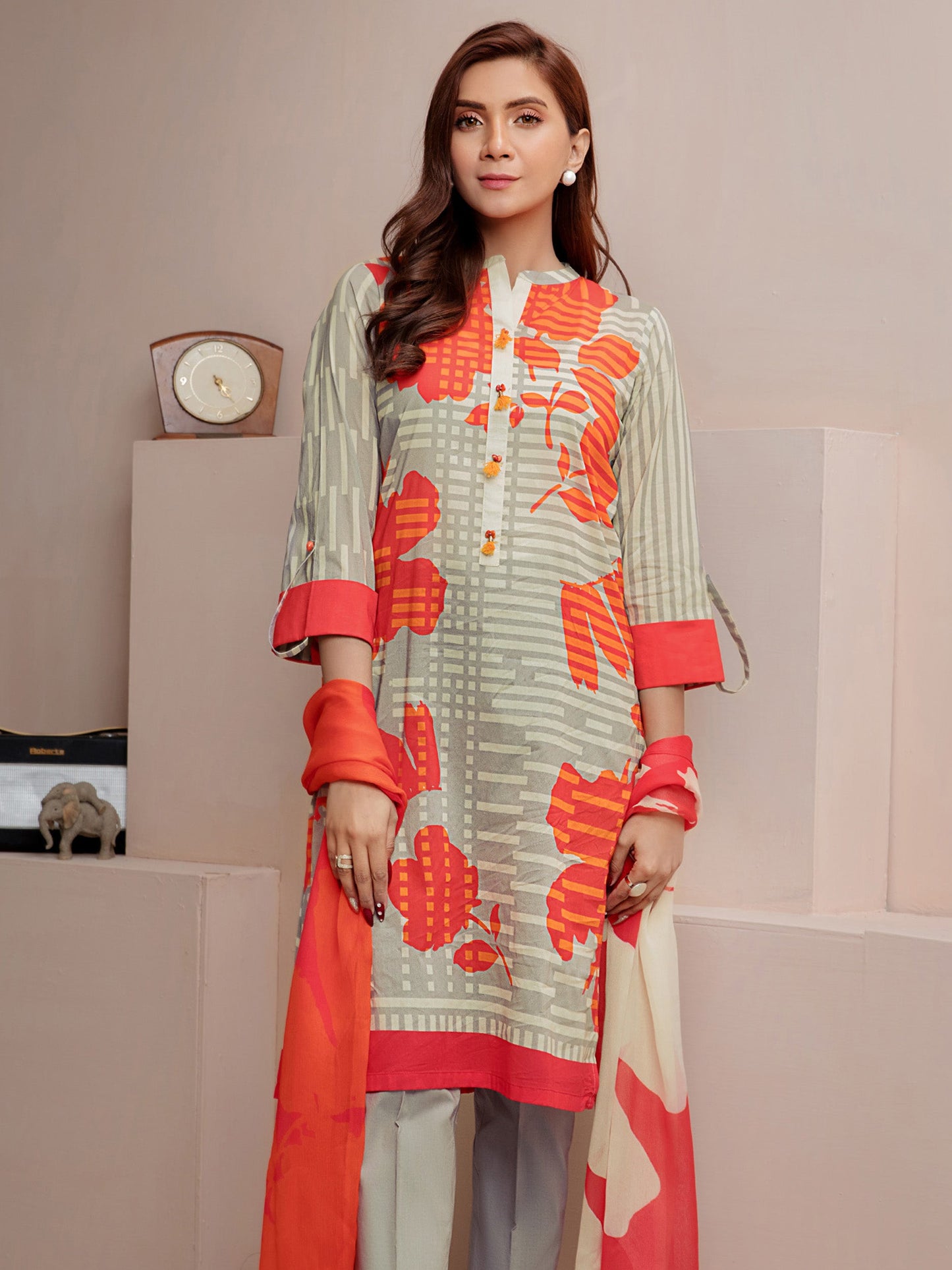 Printed Lawn 2 Piece Suit