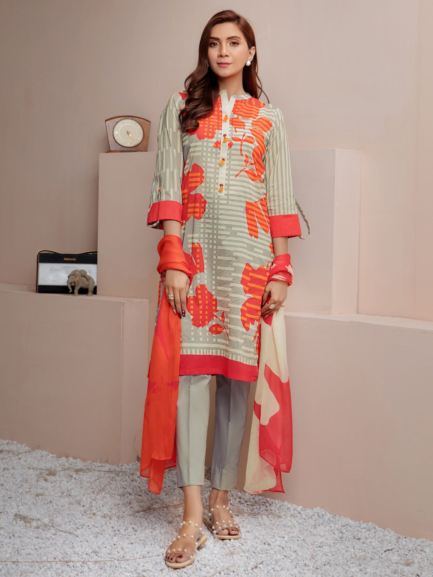 Printed Lawn 2 Piece Suit