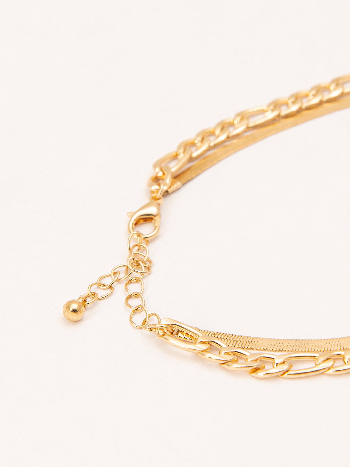 Metallic Layered Necklace