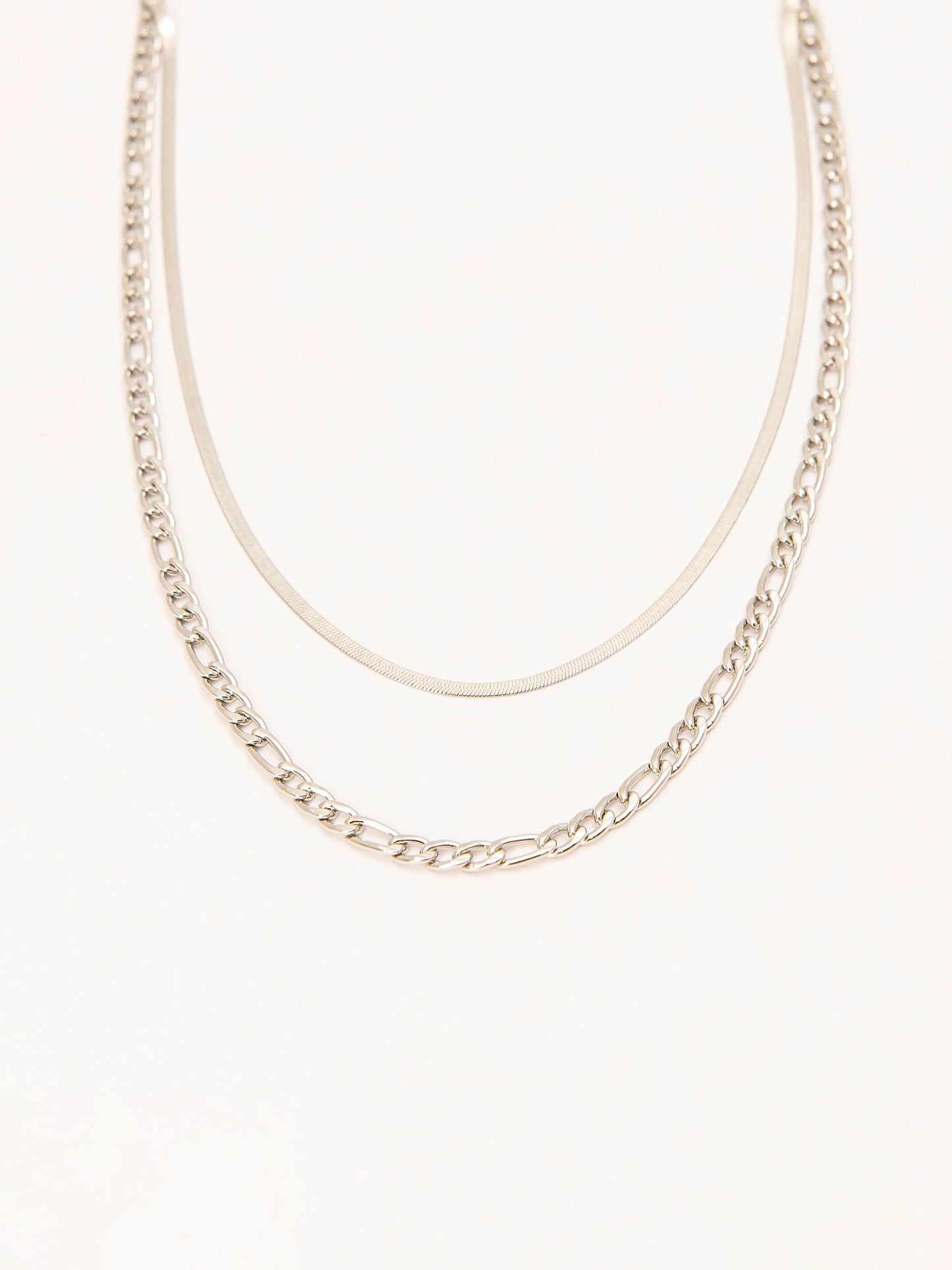 Metallic Layered Necklace