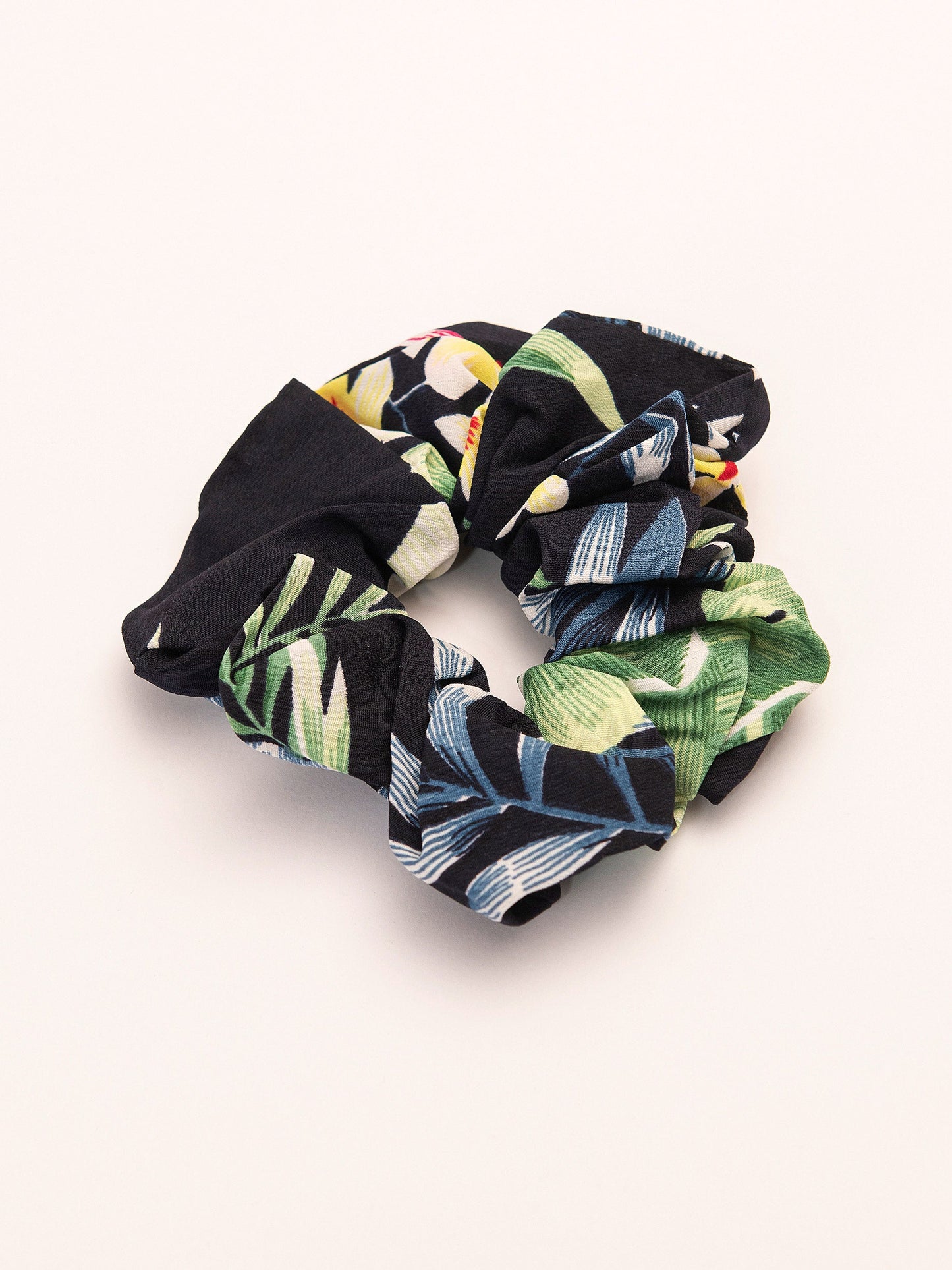 Printed Satin Scrunchie