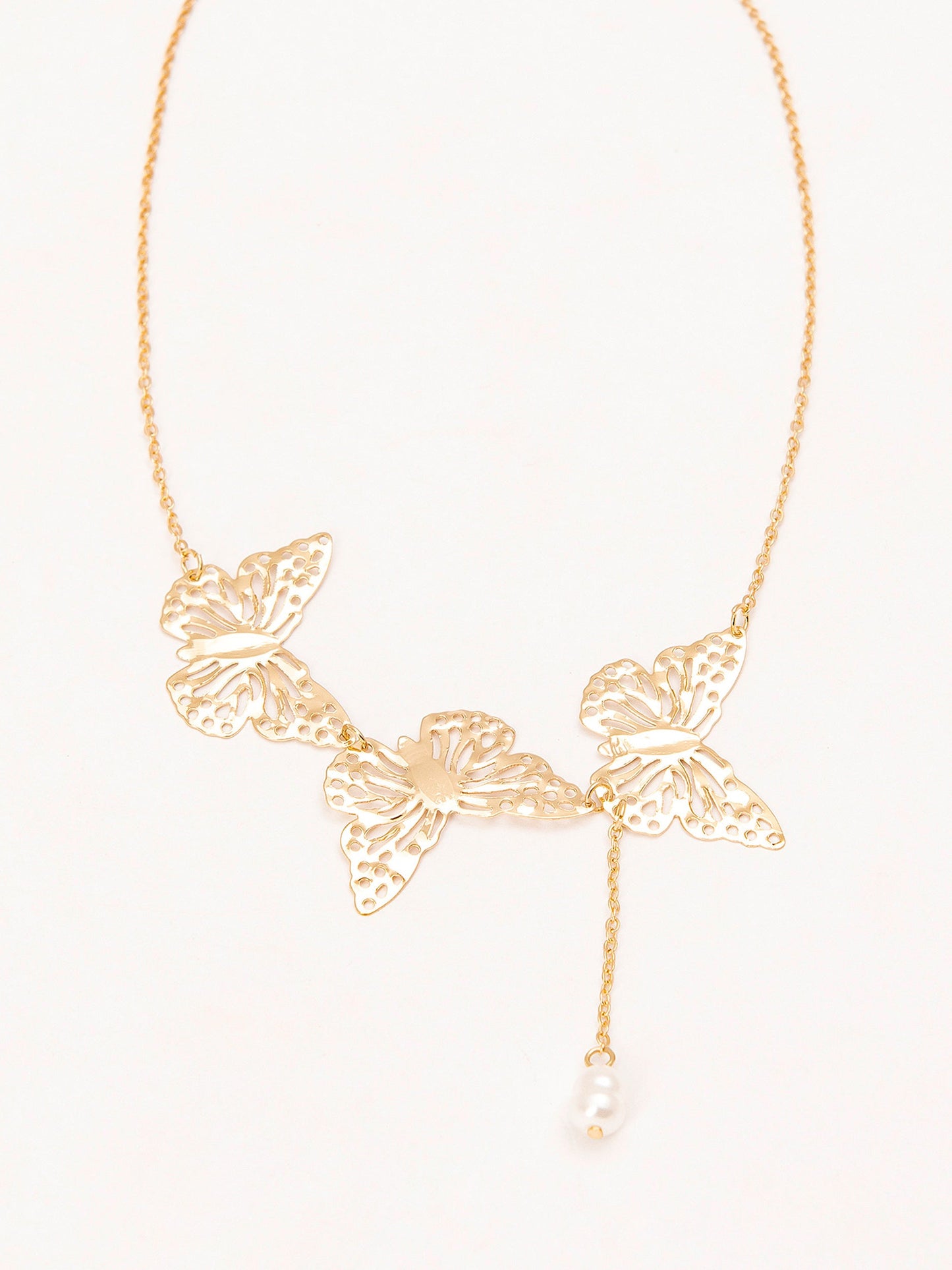 Fluttering Butterfly Necklace