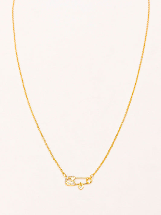 Safety Pin Necklace