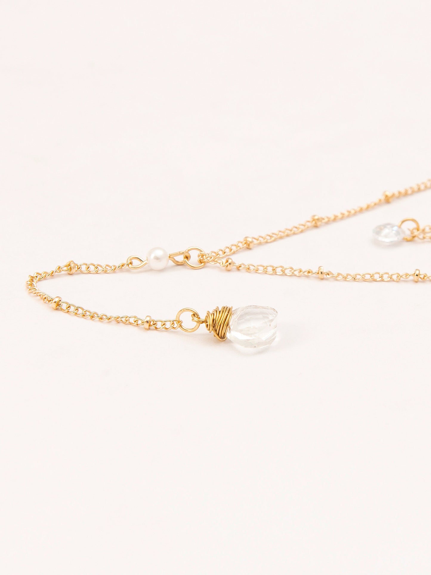 Crystal Layered Necklace