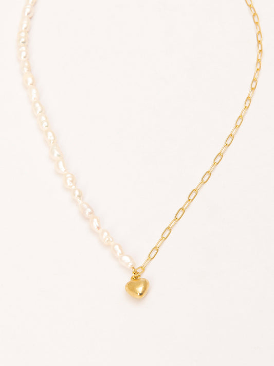 Pearl Hearl Necklace