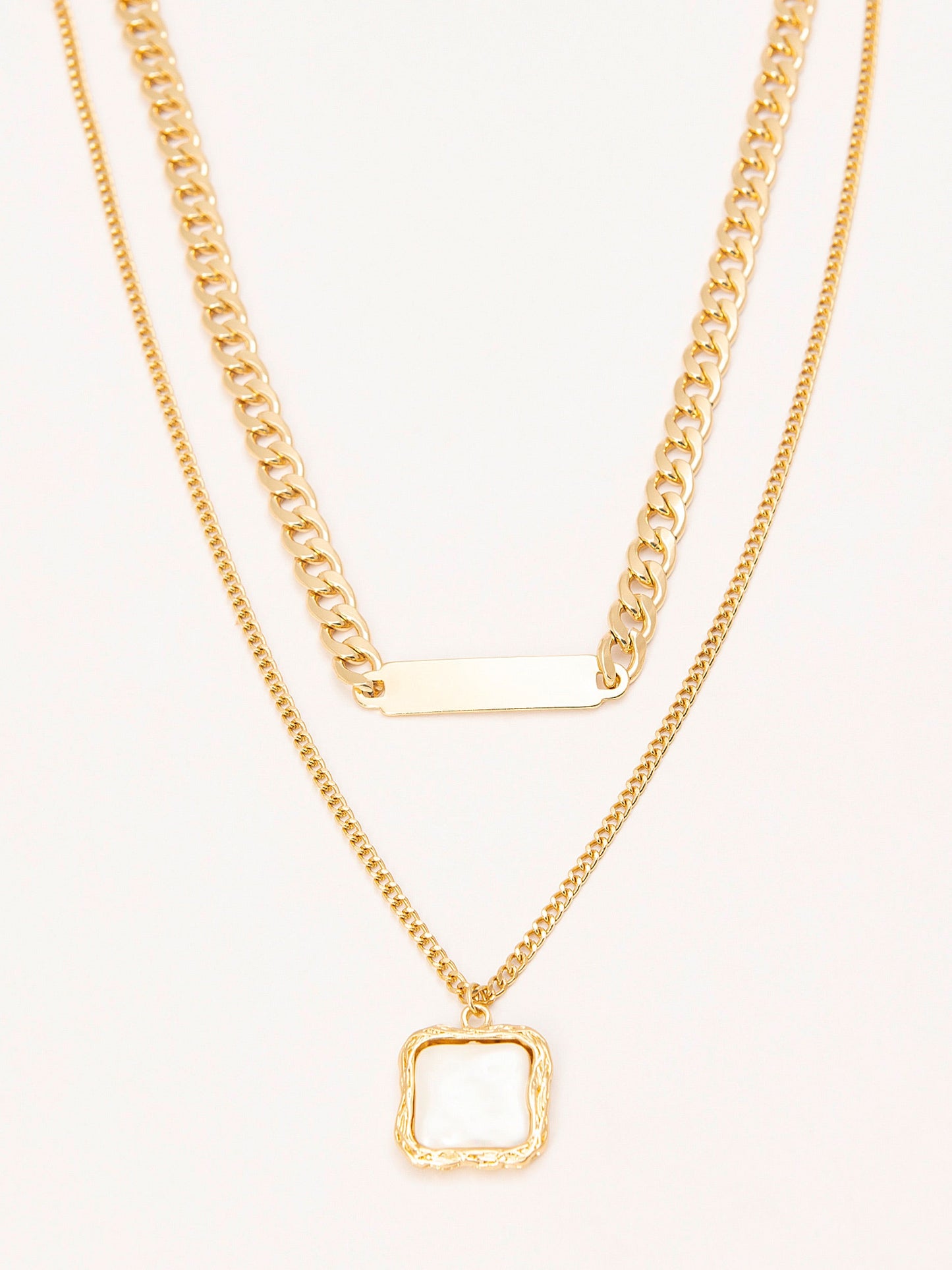 Pearl Textured Necklace