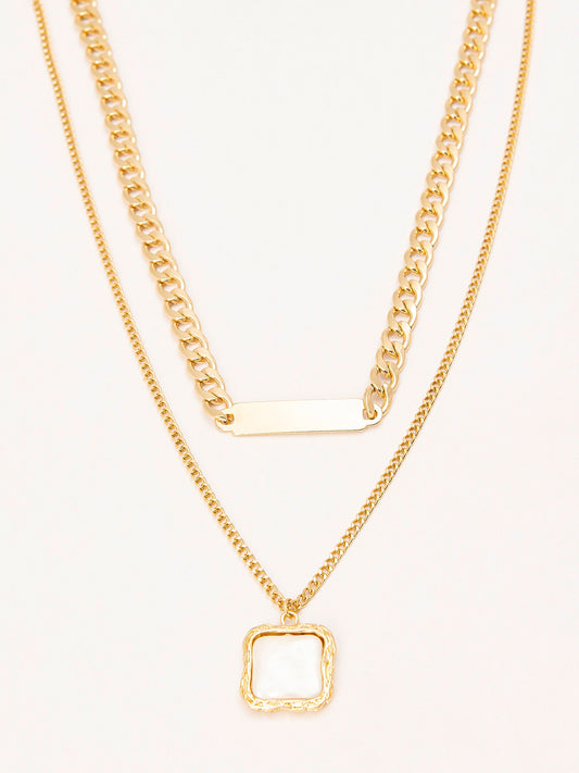 Pearl Textured Necklace