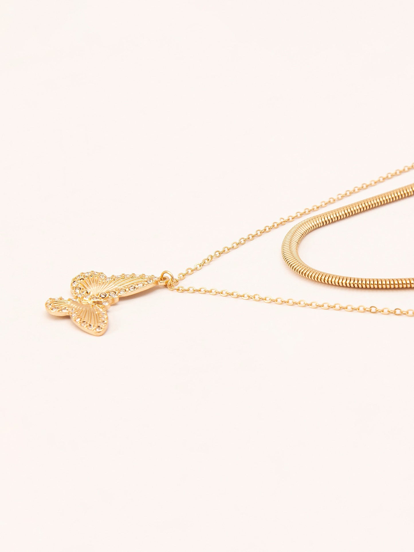 Butterfly Layered Necklace