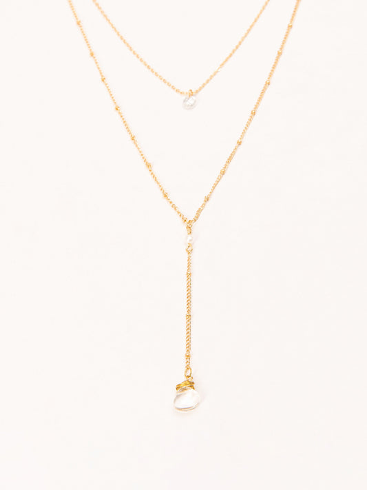 Crystal Layered Necklace