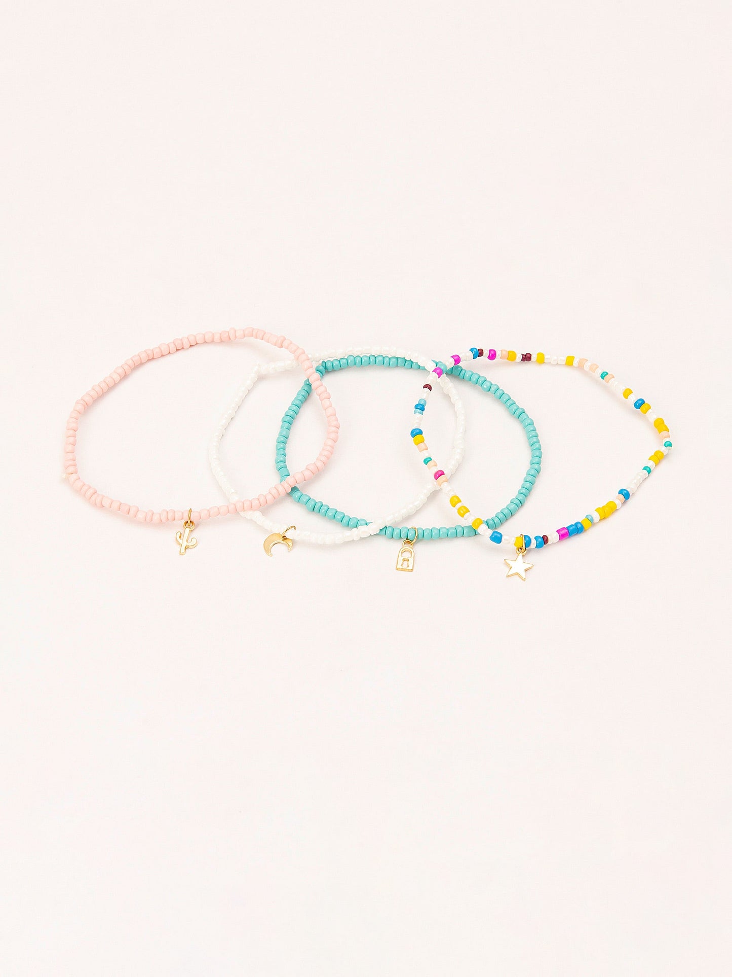 Beaded Anklet Set