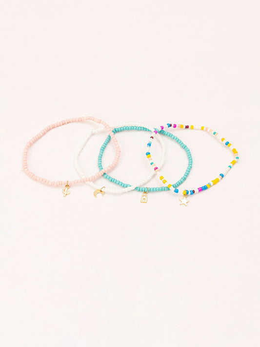 Beaded Anklet Set