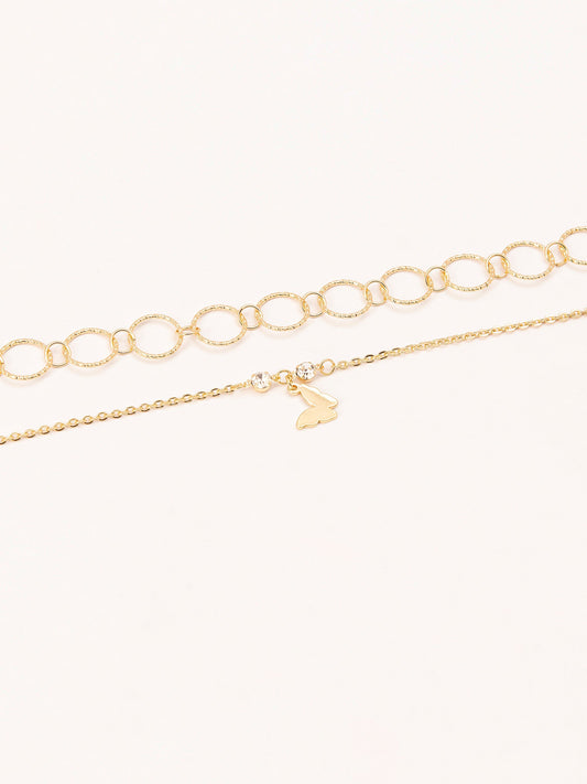 Golden Anklet Set