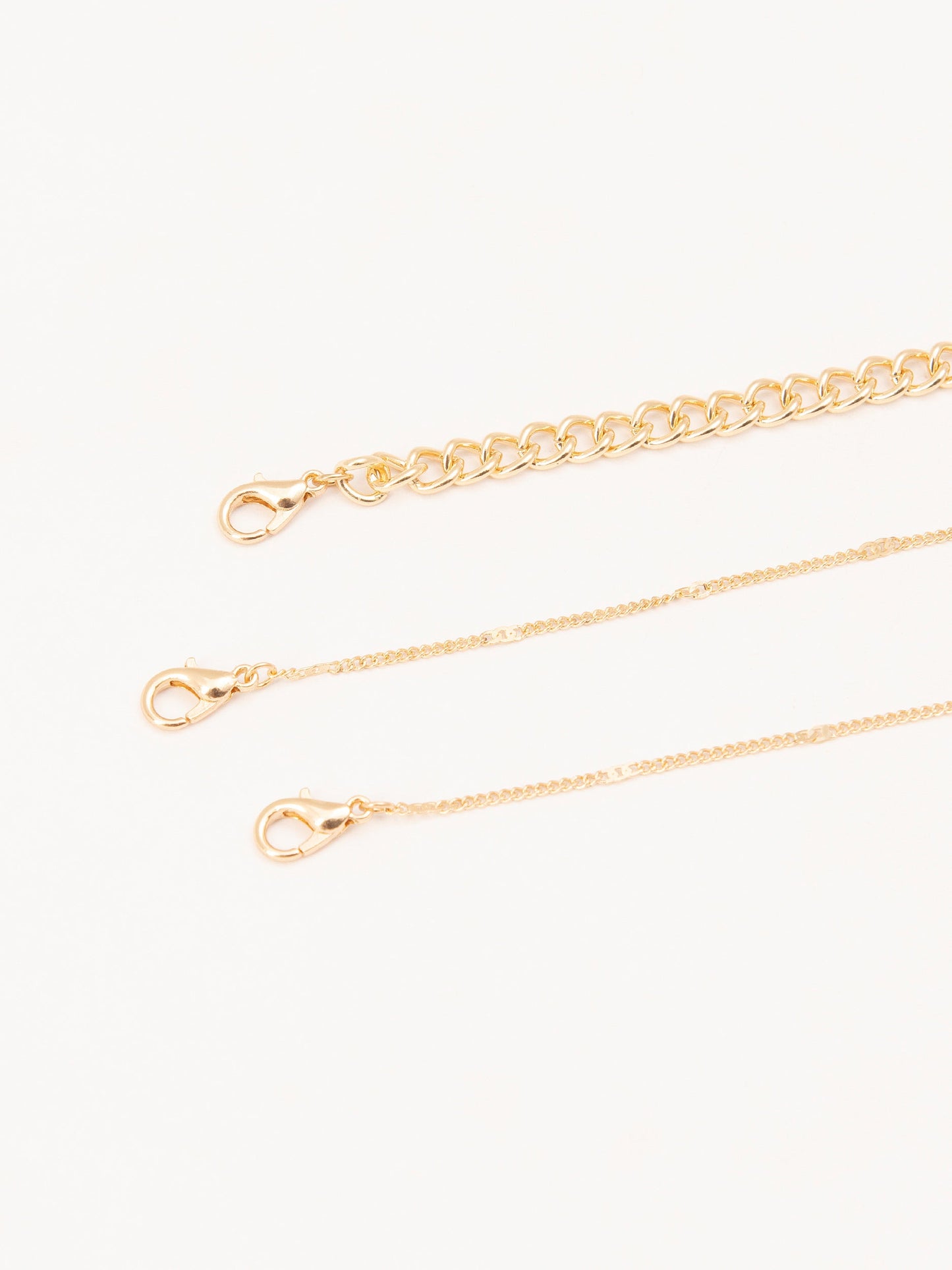 Metallic Anklet Set