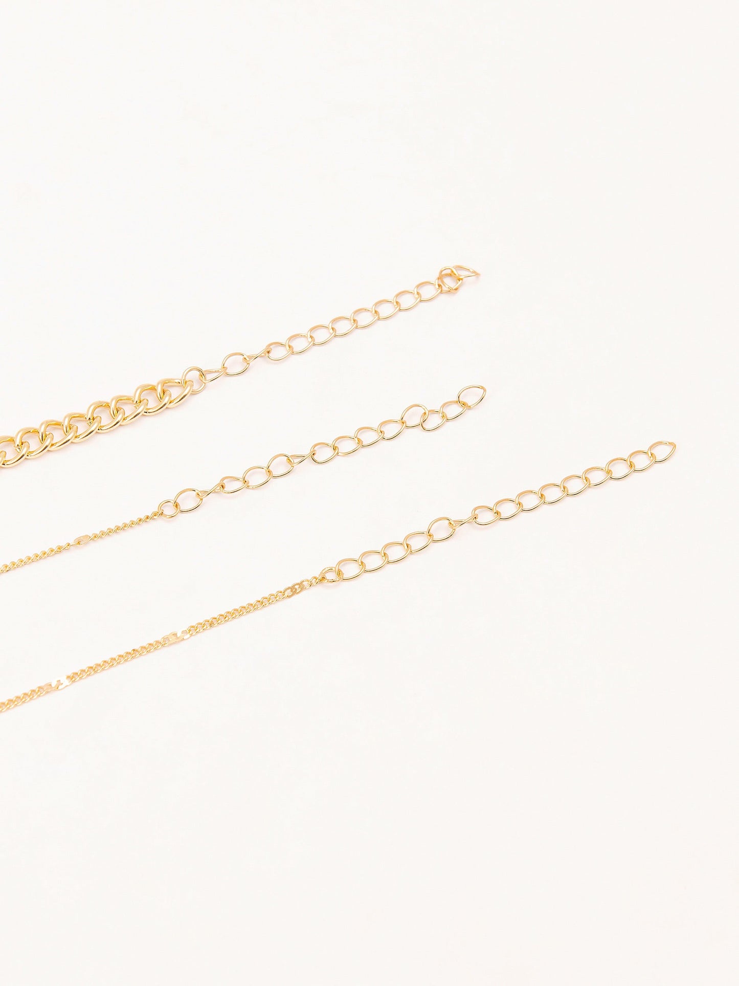 Metallic Anklet Set