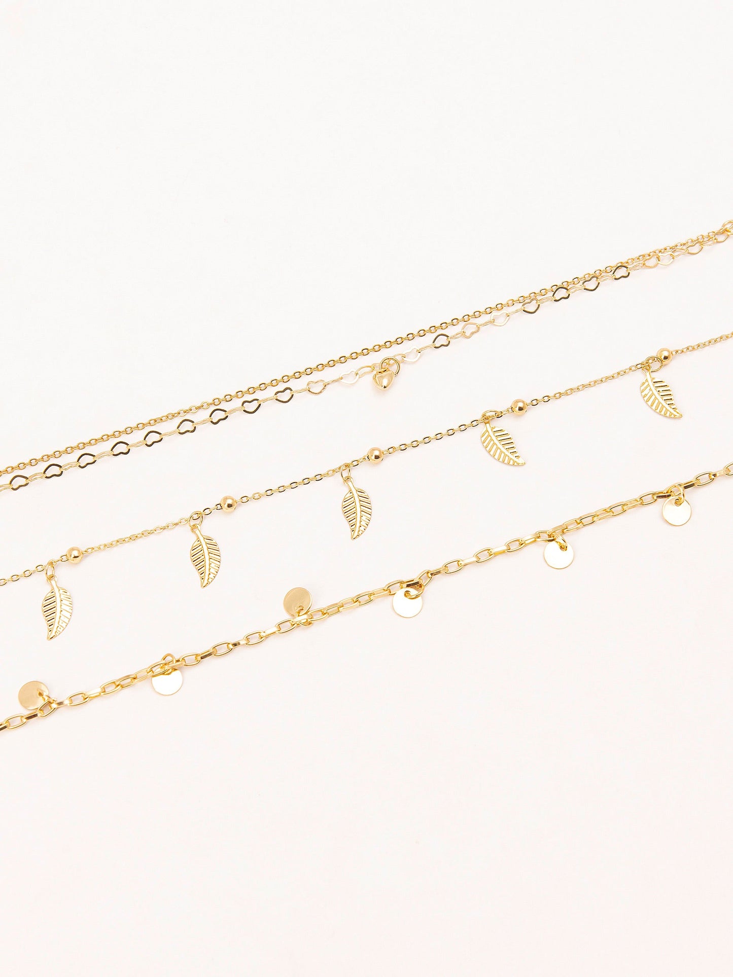 Golden Anklet Set