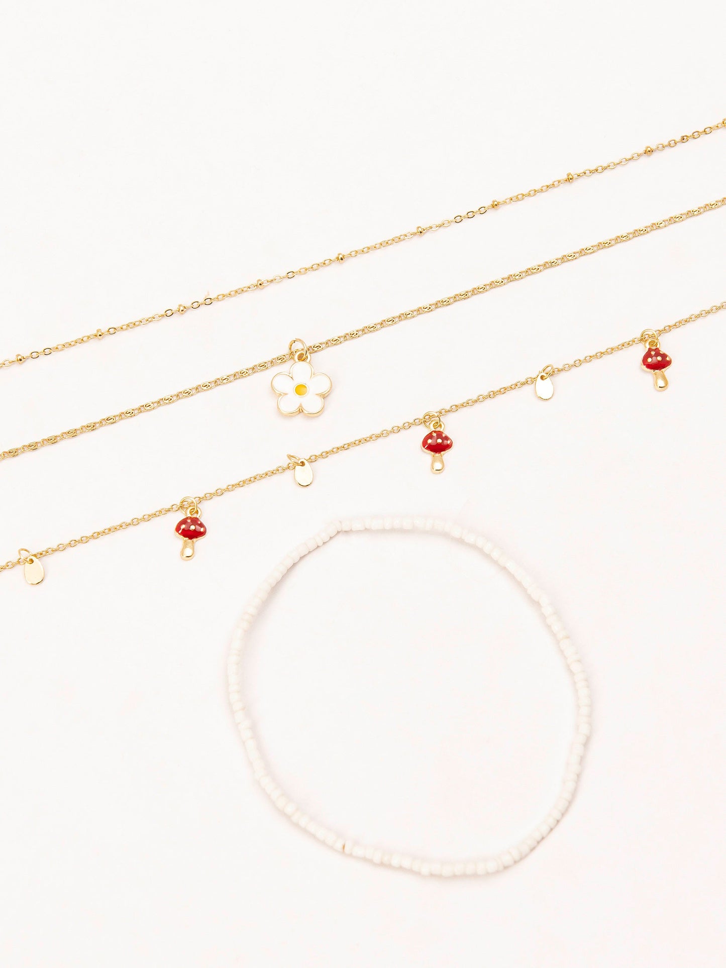 Golden Anklet Set