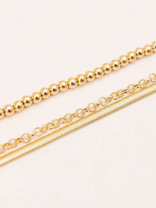 Metallic Bracelet Set