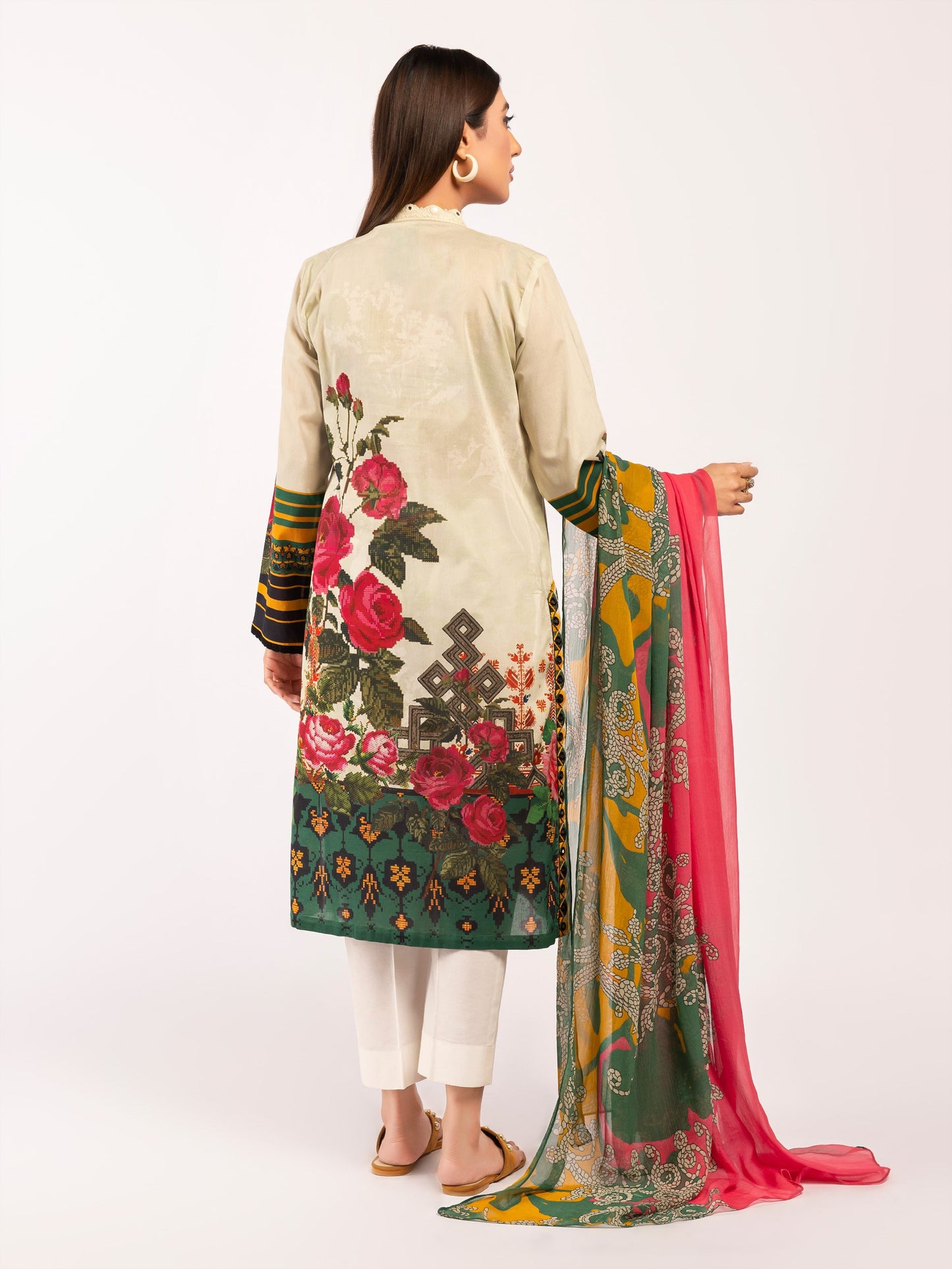 Embroidered Lawn Suit