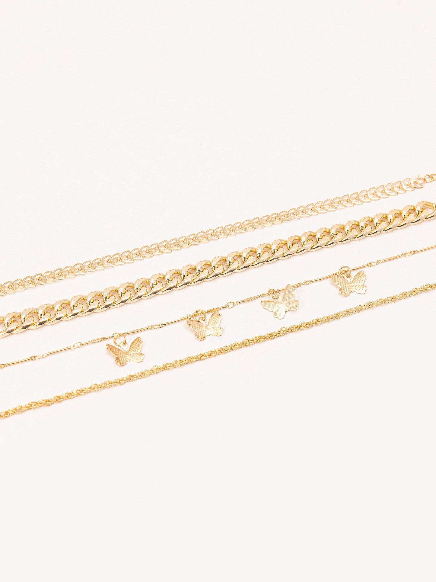 Golden Anklet Set