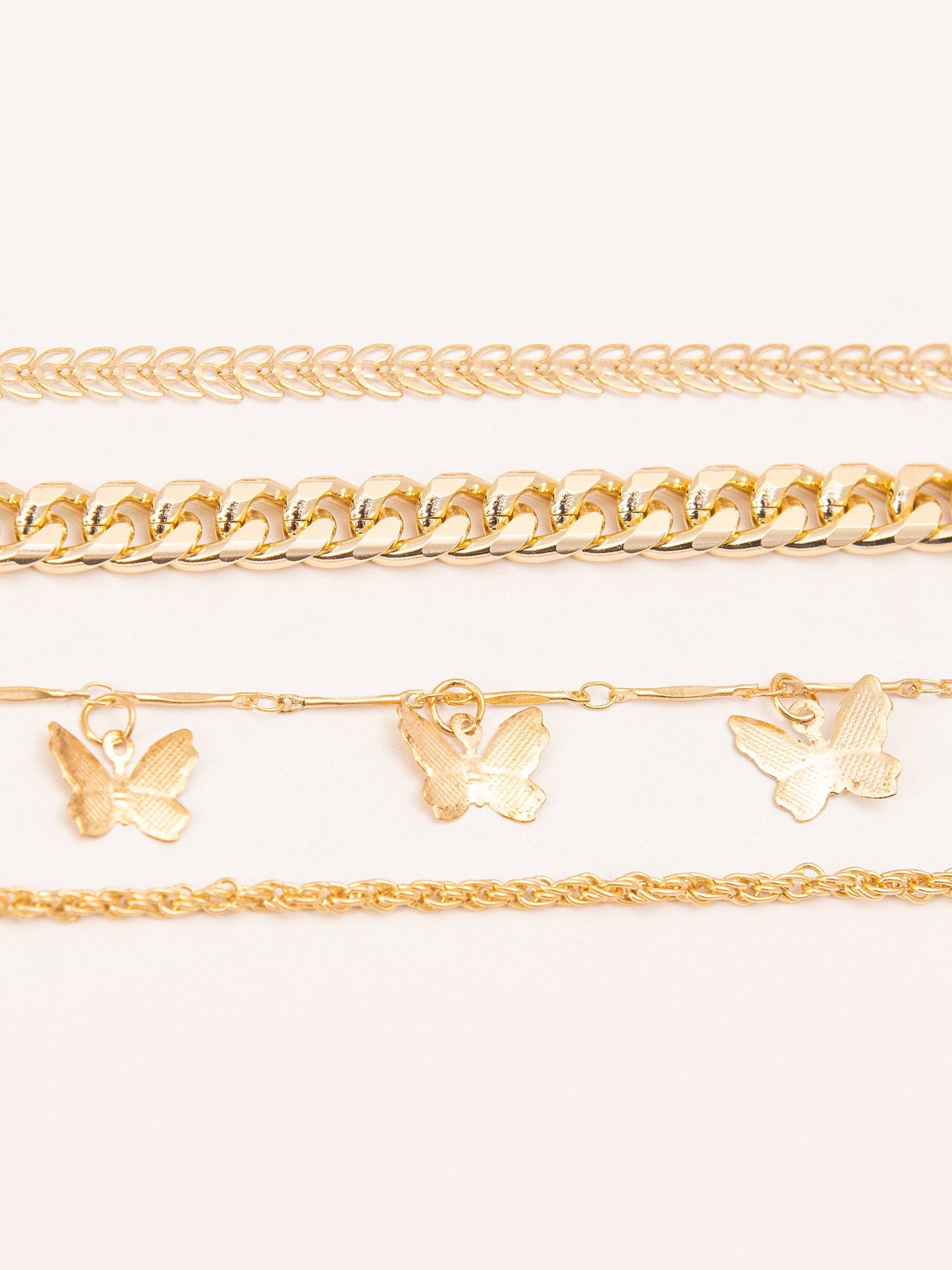 Golden Anklet Set