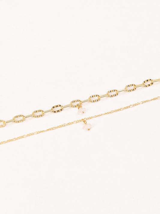 Embellished Anklet Set