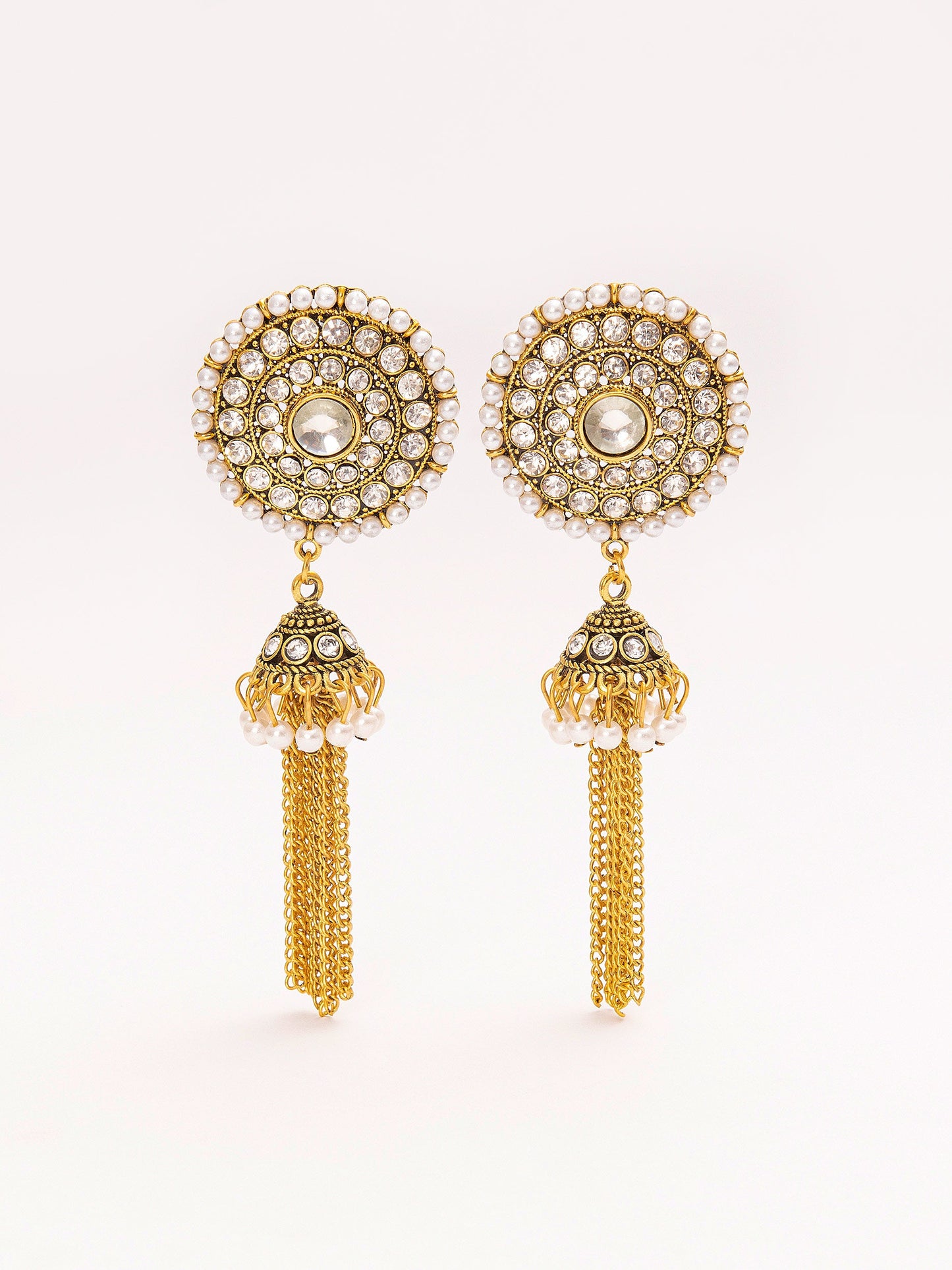 Embellished Antique Jhumkas