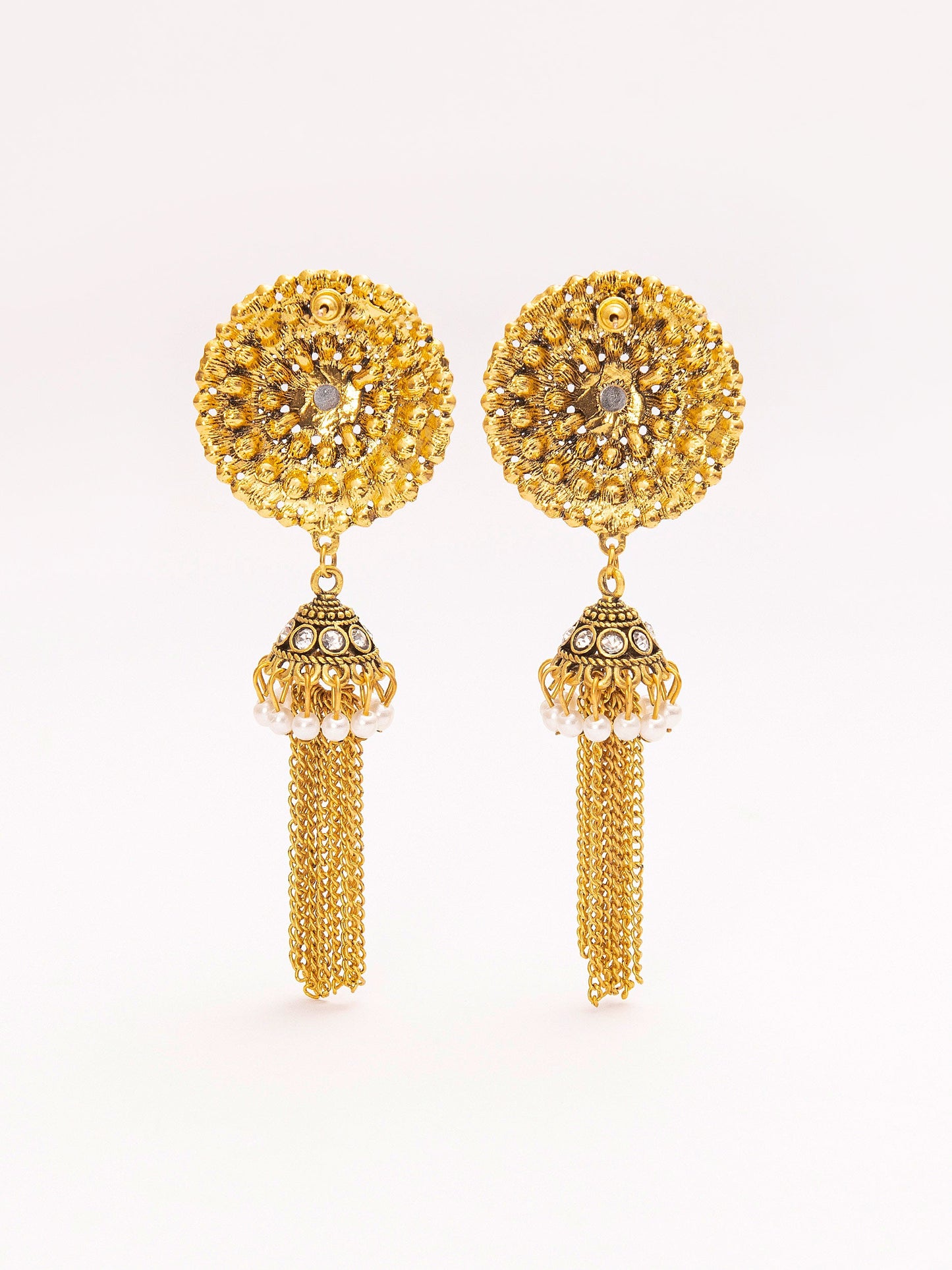 Embellished Antique Jhumkas