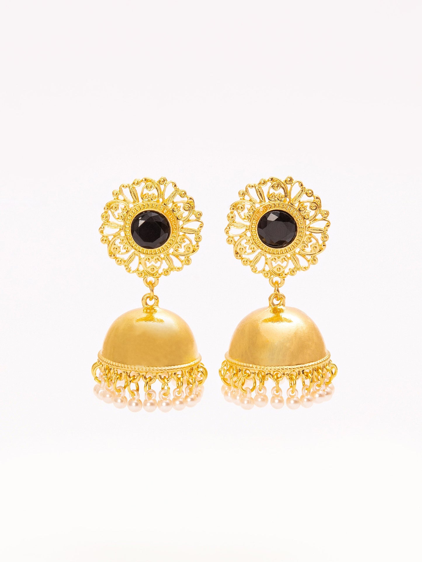 Floral Antique Jhumkas