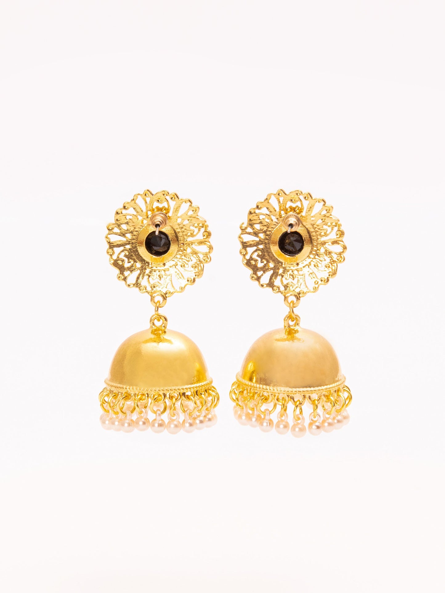 Floral Antique Jhumkas