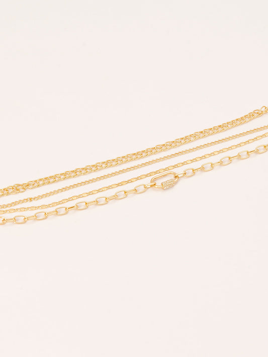 Metallic Wrap Anklet