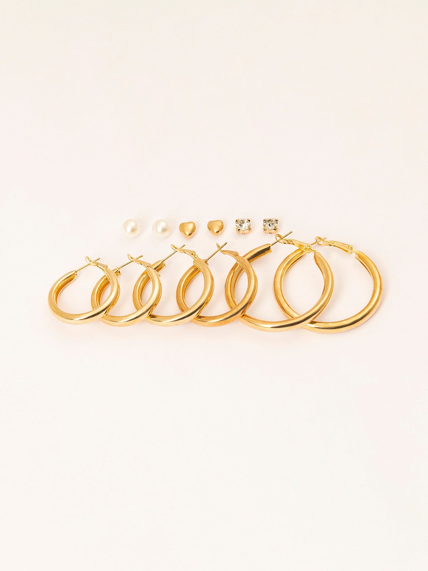 Metallic Earrings Set