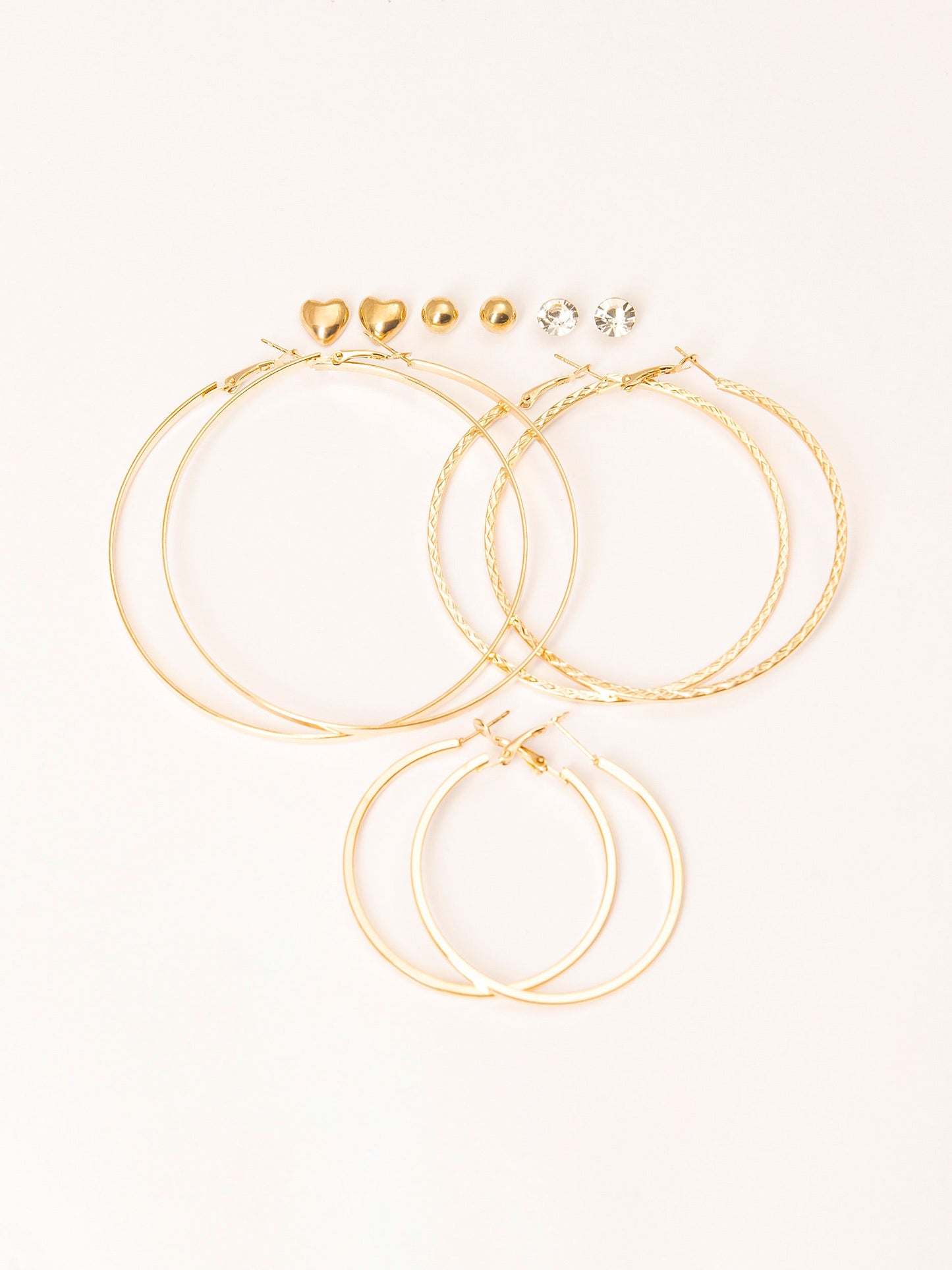 Metallic Earrings Set