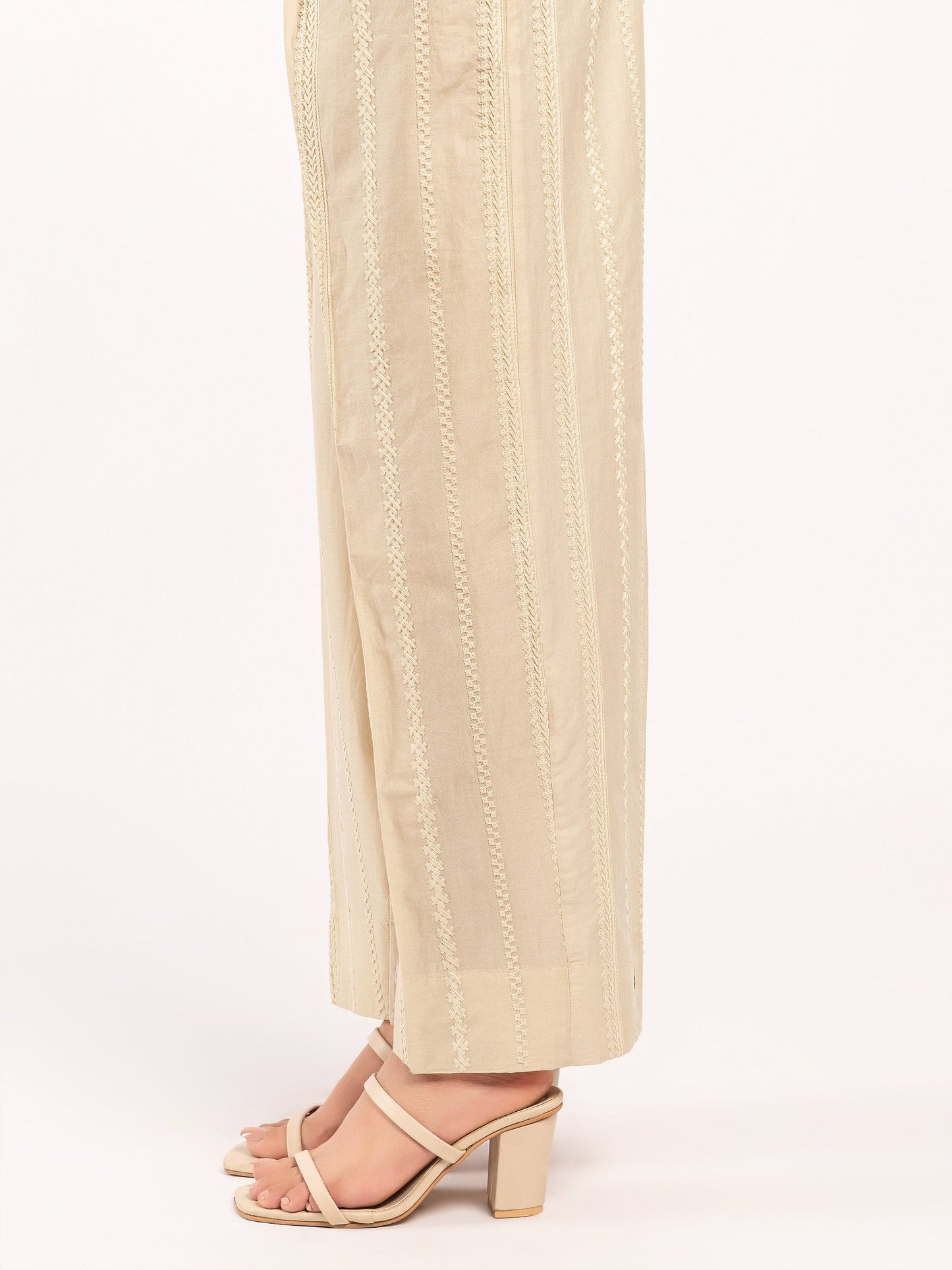 Embroidered Cambric Trousers