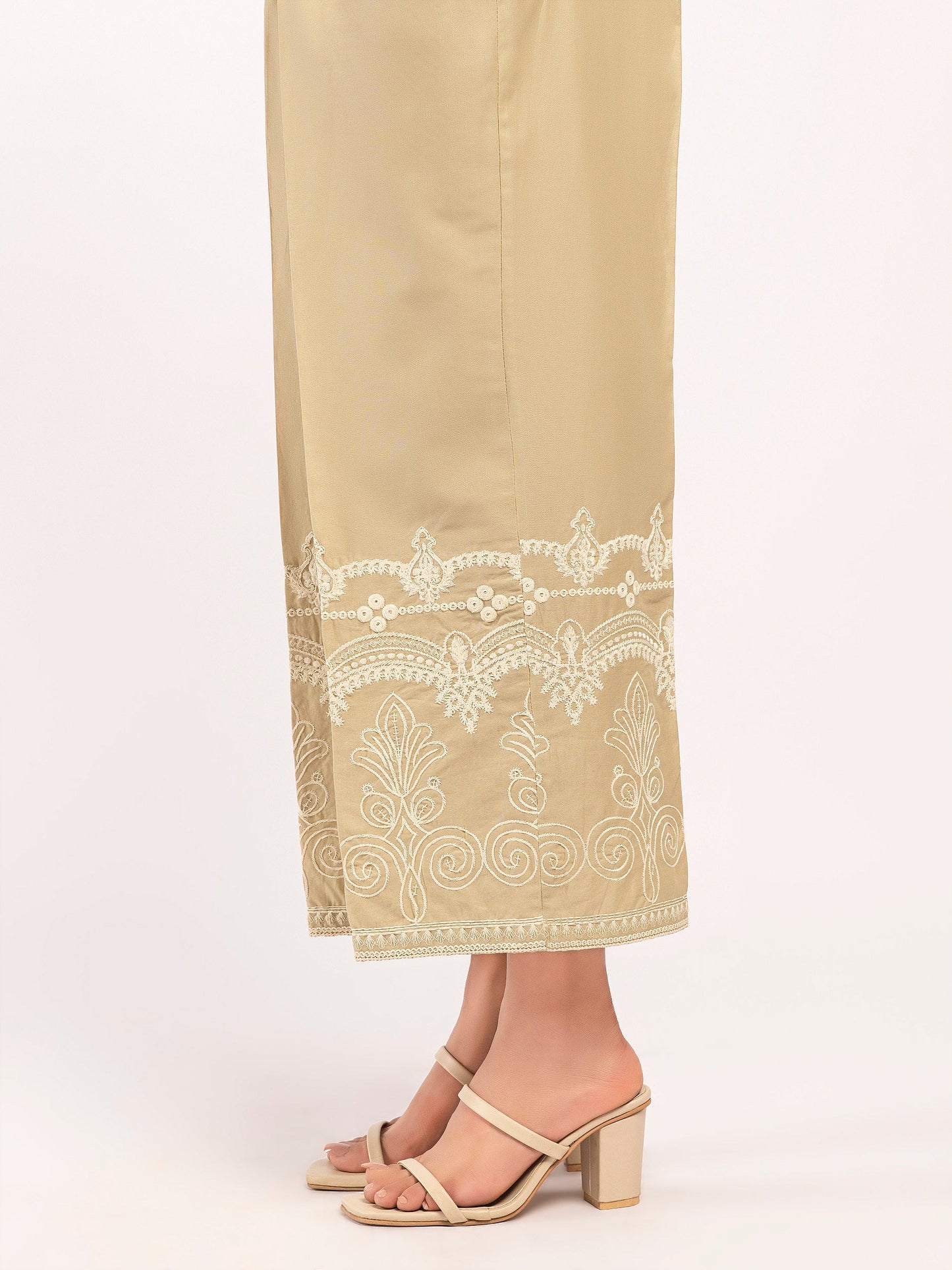 Embroidered Cambric Trousers