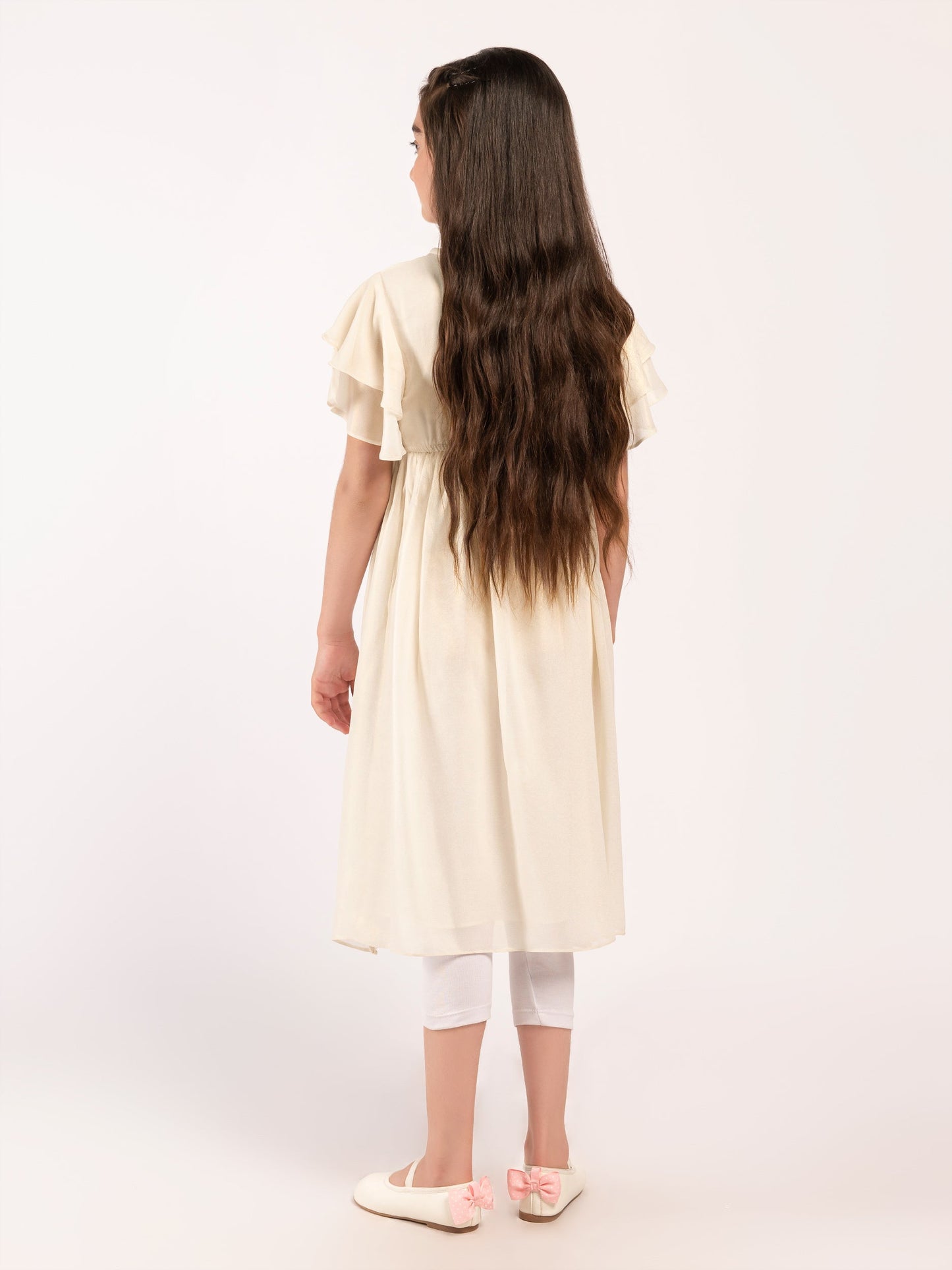 Embellished Chiffon Dress