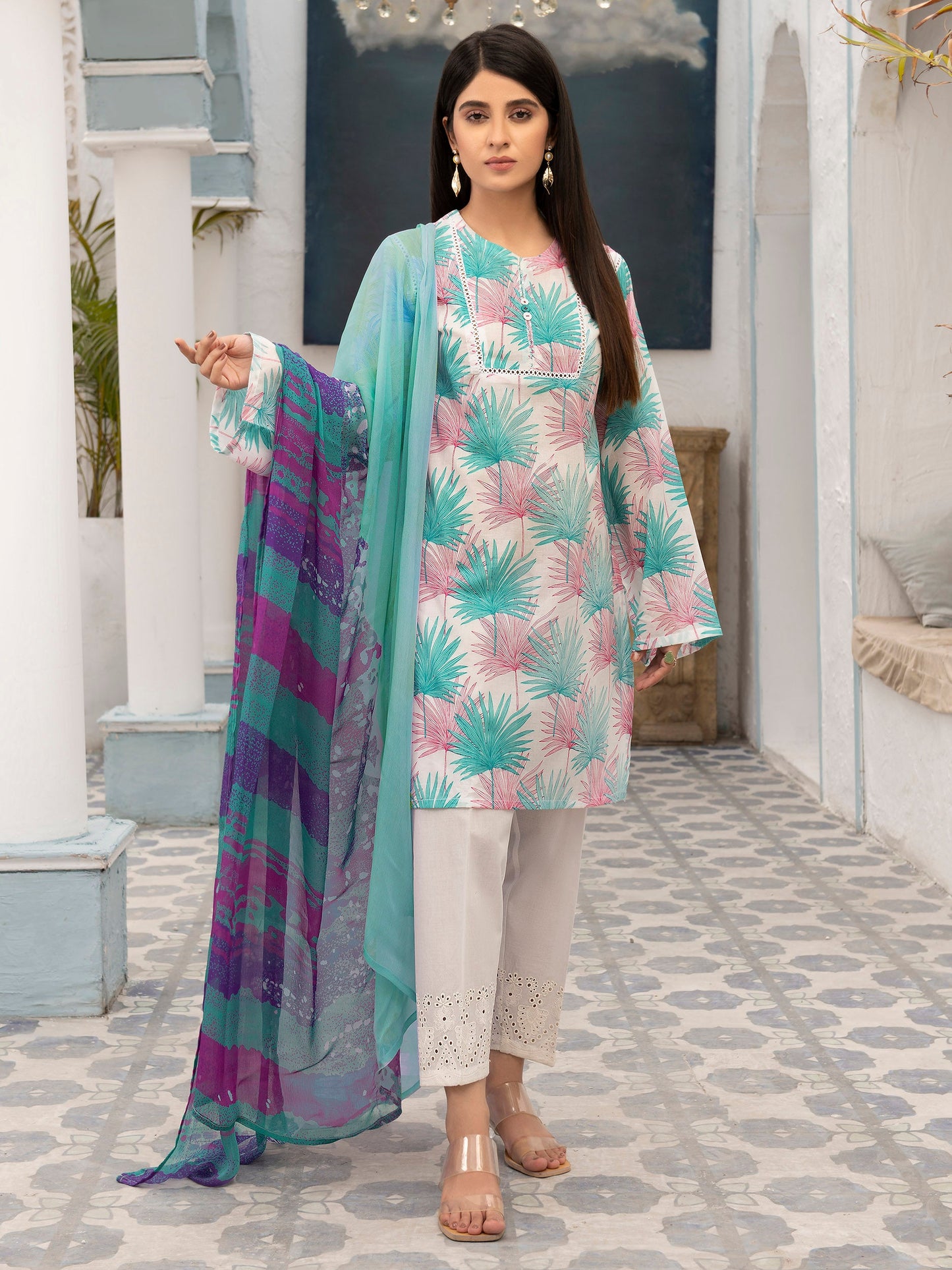 Printed Lawn 2 Piece Suit