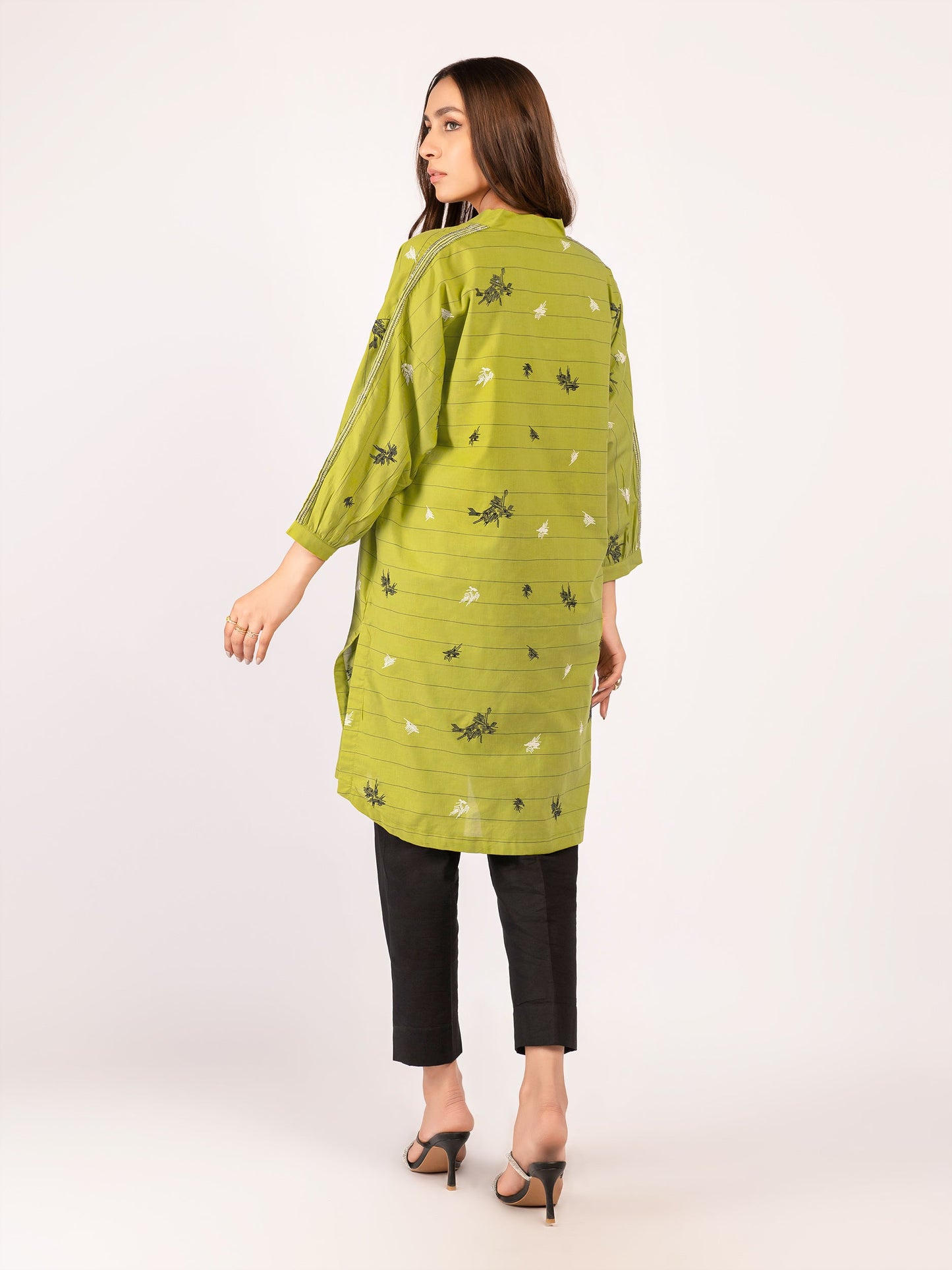 Embroidered Yarn Dyed Shirt