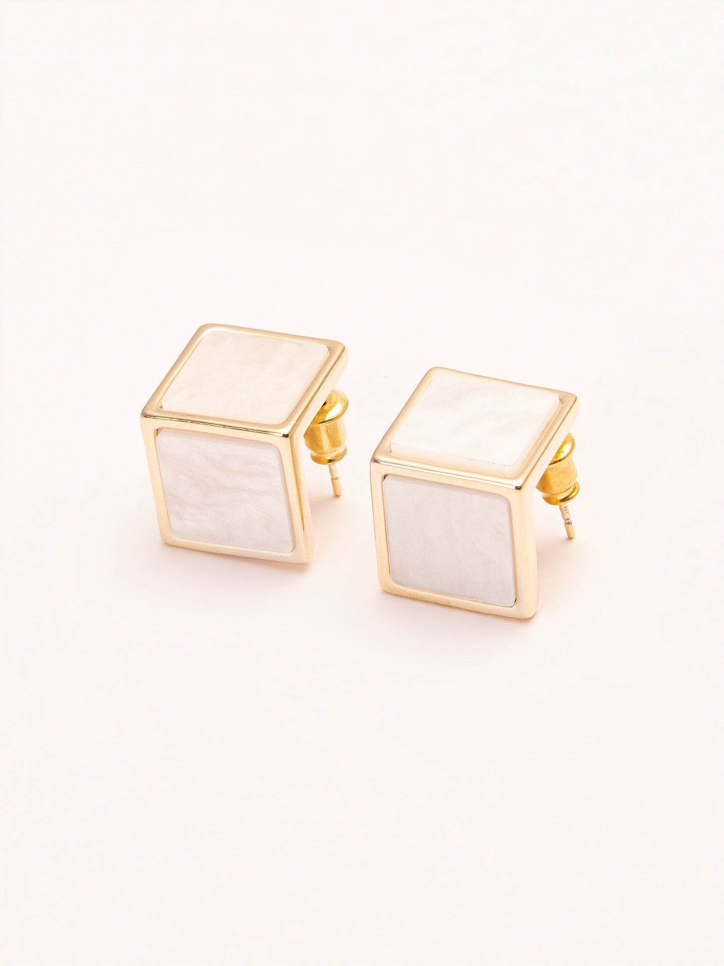 Cube Stud Earrings