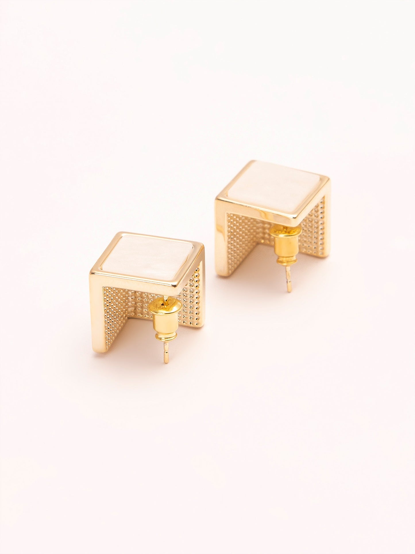 Cube Stud Earrings